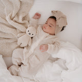 Luna + Luca Cozy Teddy Pocket Jumpsuit Cream