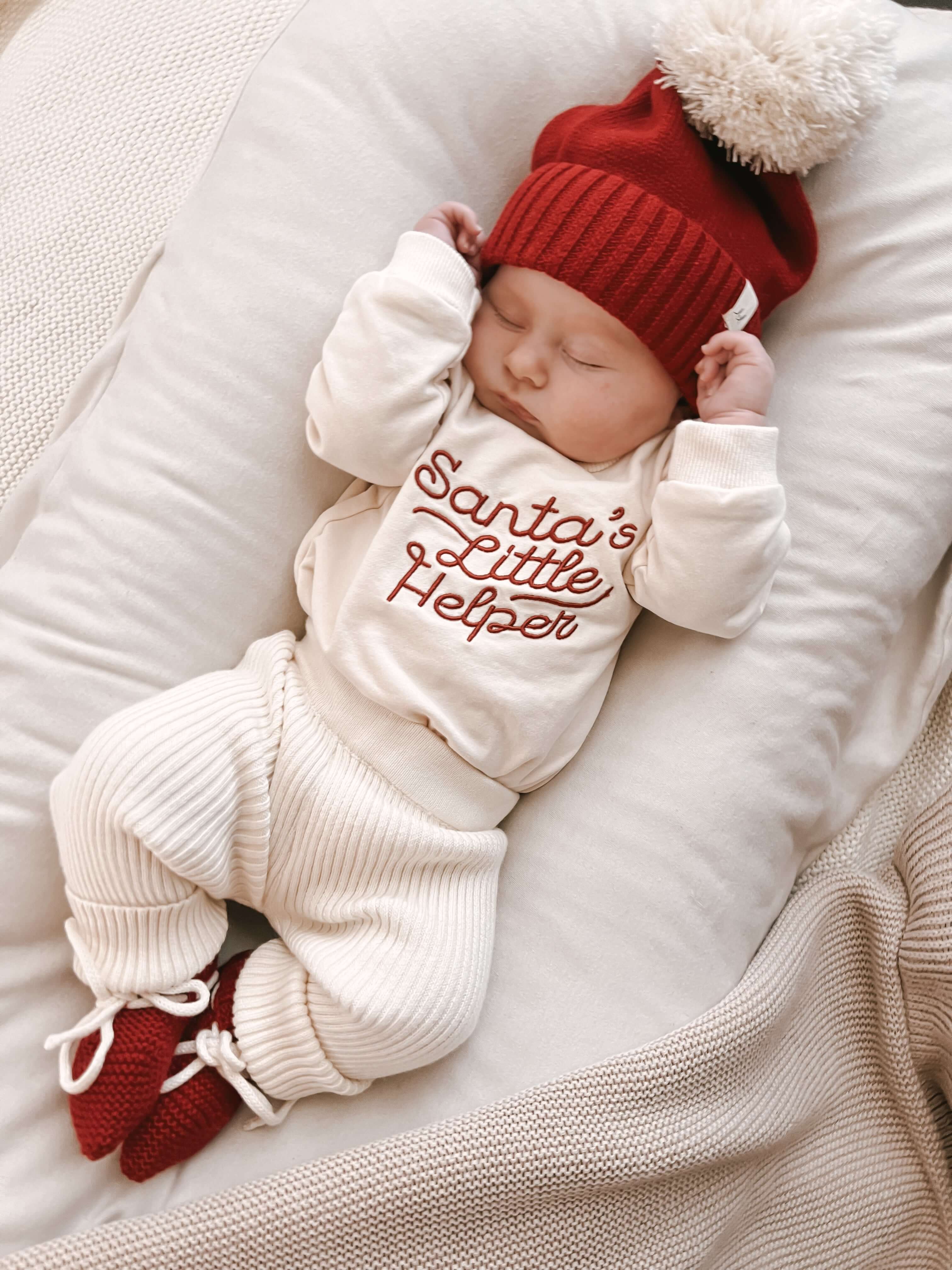 Luna + Luca Santa's Little Helper Romper | Milk & Baby