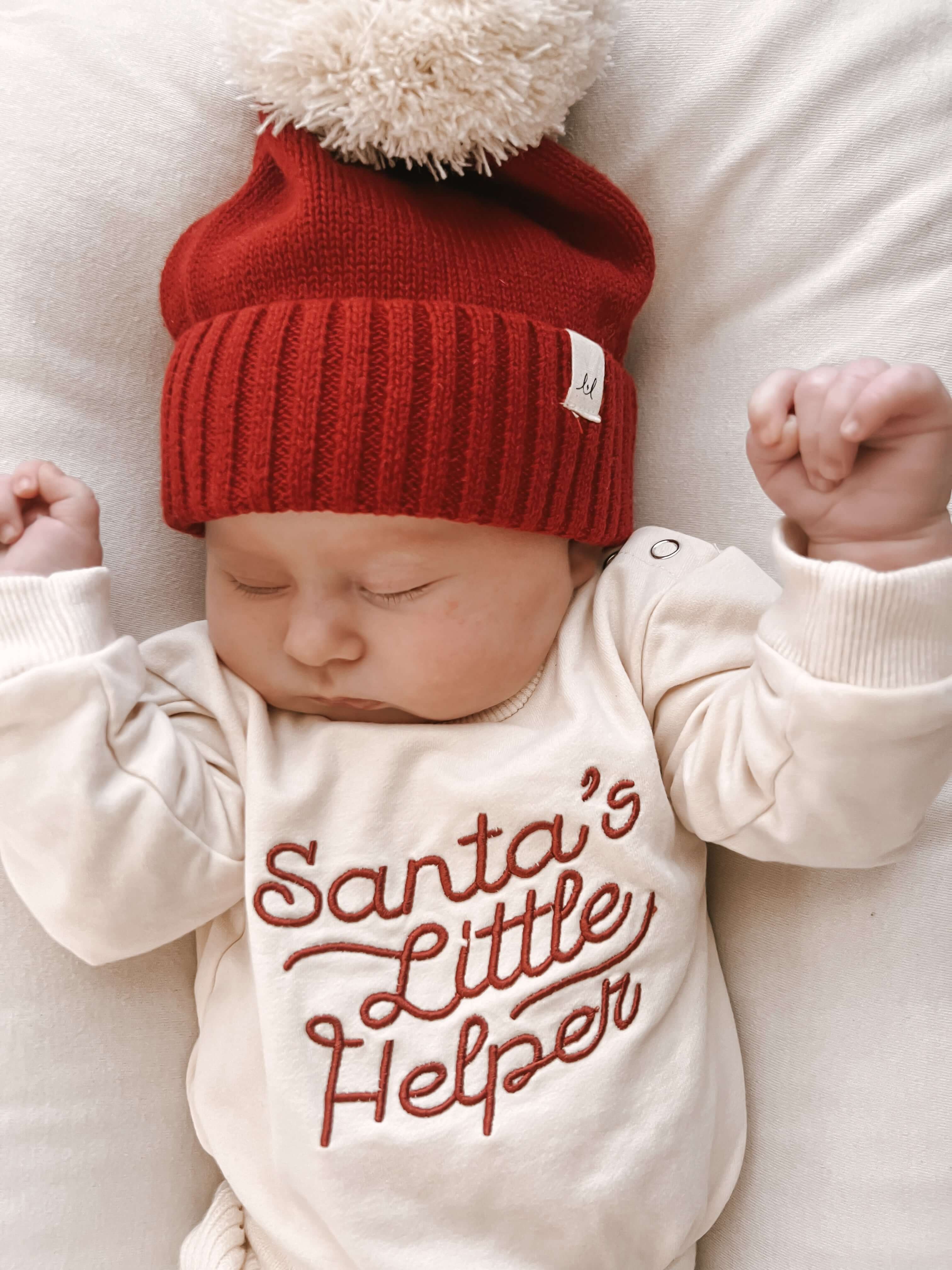Luna + Luca Santa's Little Helper Romper | Milk & Baby