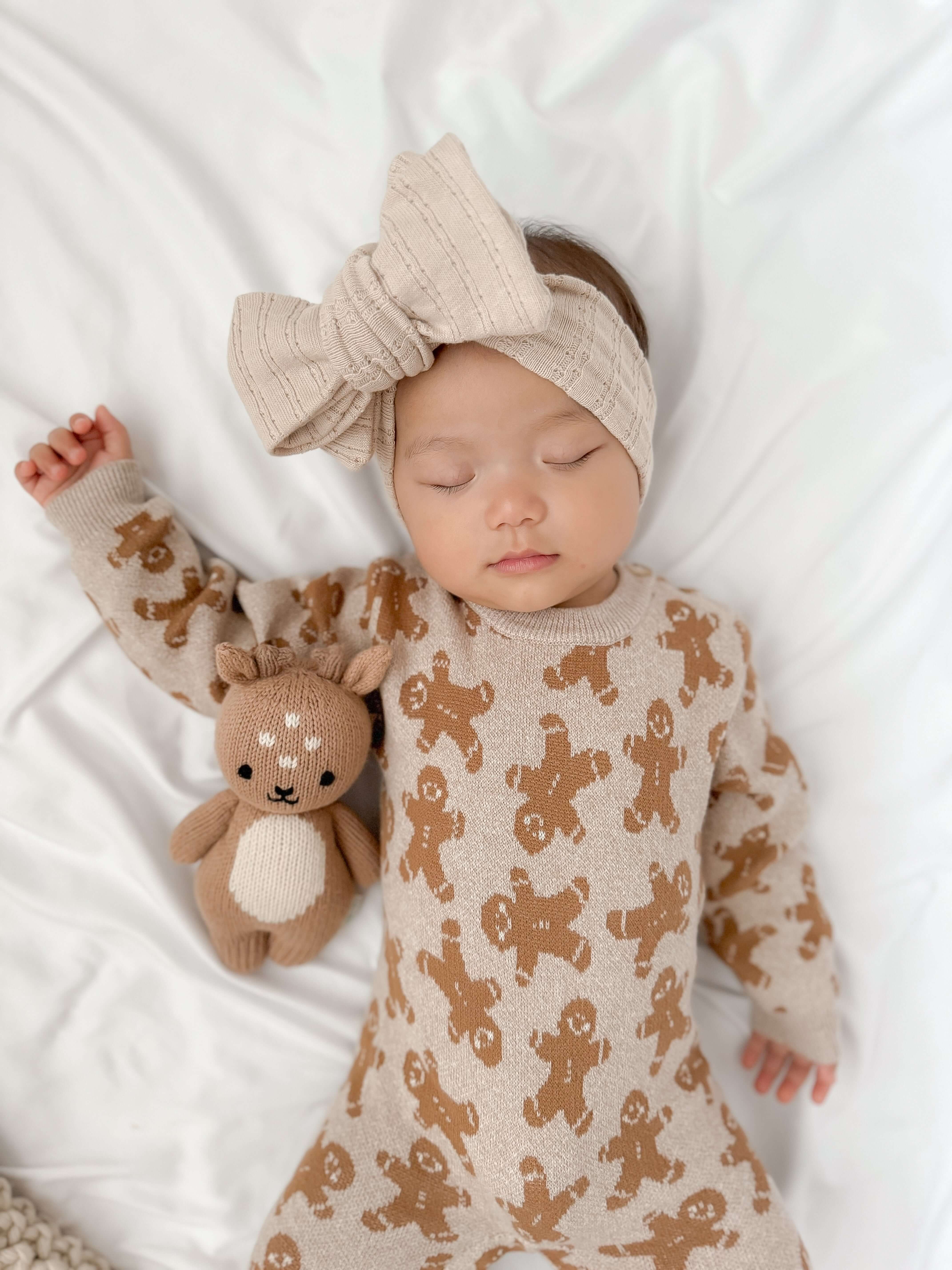Luna + Luca Gingerbread Jumpsuit | Milk & Baby