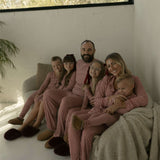 Men's Short Sleeve Bamboo Pajamas | Red Gingham | Milk & Baby