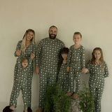 Santa Checkerboard | Women's Bamboo Pajamas | Milk & Baby