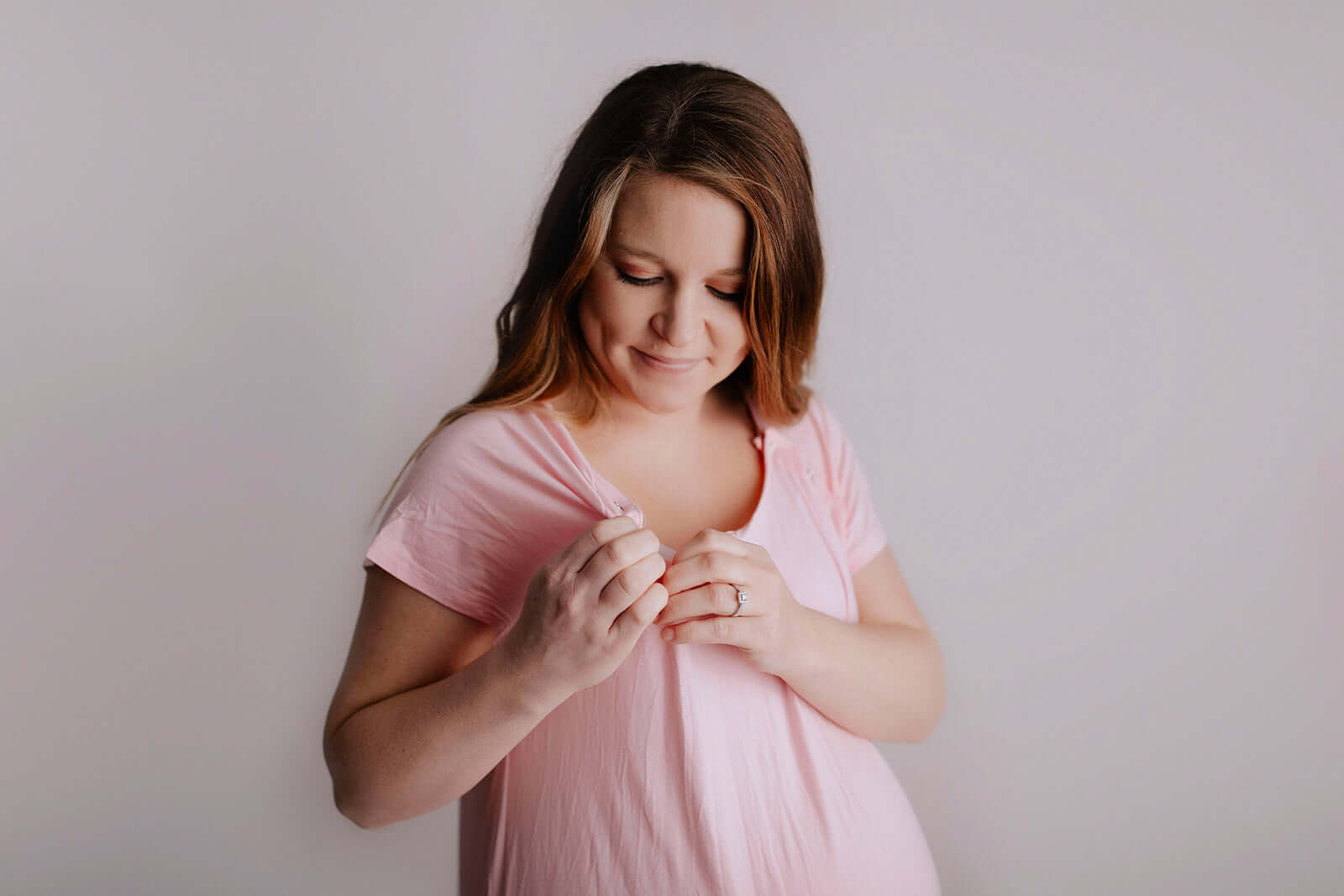 Light Pink Labor & Delivery Gown | Milk & Baby