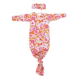 Wild Child Knotted Newborn Baby Gown | Milk & Baby