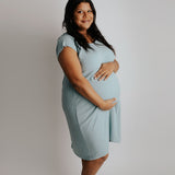 Blue Bird Mommy Labor and Delivery Gown
