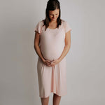 Heavenly Pink Mommy Labor & Delivery Gown | Milk & Baby