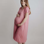 Rose Mommy Labor & Delivery Gown | Milk & Baby