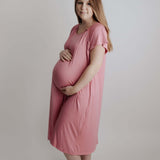 Rose Mommy Labor & Delivery Gown | Milk & Baby