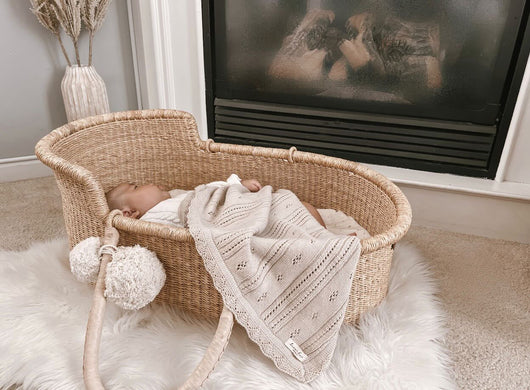 Bring me Home Pointelle Blanket | Beige Milk & Baby