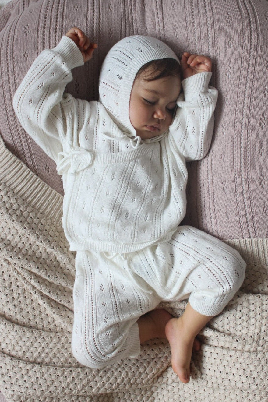 Bring Me Home Pointelle Bundle | White | Milk & Baby