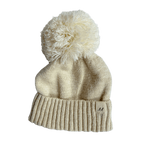 Luna + Luca Pom Beanie | French Cream | Milk & Baby