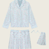 Afterparty Poplin Rosy Nights Short PJ Set