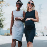 Little Breastfeeding Dress | Navy | Milk & Baby