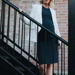 Little Breastfeeding Dress | Navy | Milk & Baby