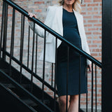 Little Breastfeeding Dress | Navy | Milk & Baby