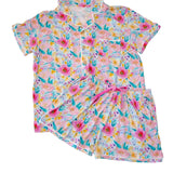 Sunlit Poppy | Women's Two Piece Bamboo Lounge Set
