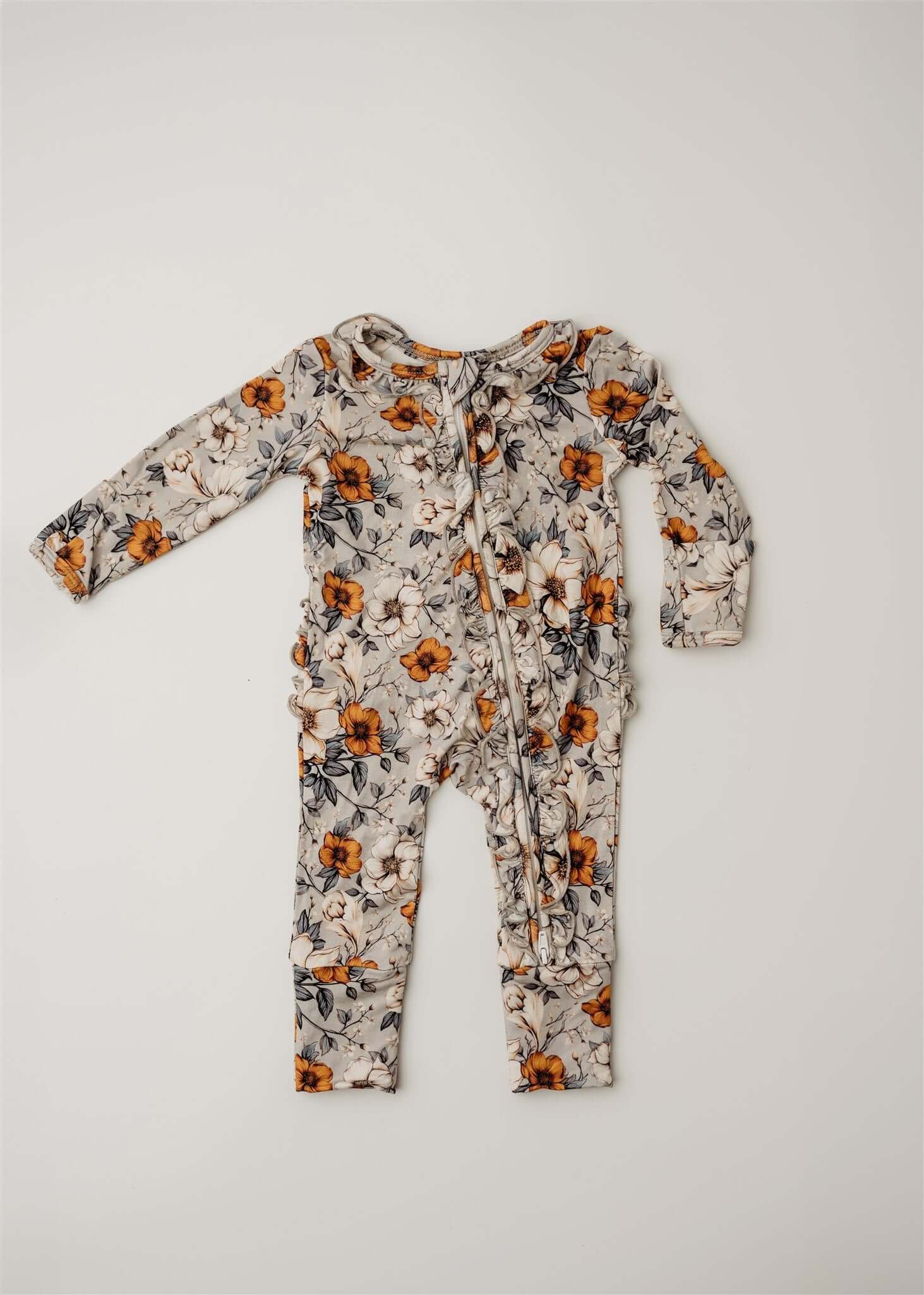 Amber Gardens Convertible Zip Footie | Milk & Baby