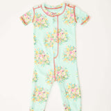 Adrian Valencia x PJS Floral Baby Romper | Milk & Baby