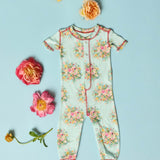Adrian Valencia x PJS Floral Baby Romper | Milk & Baby