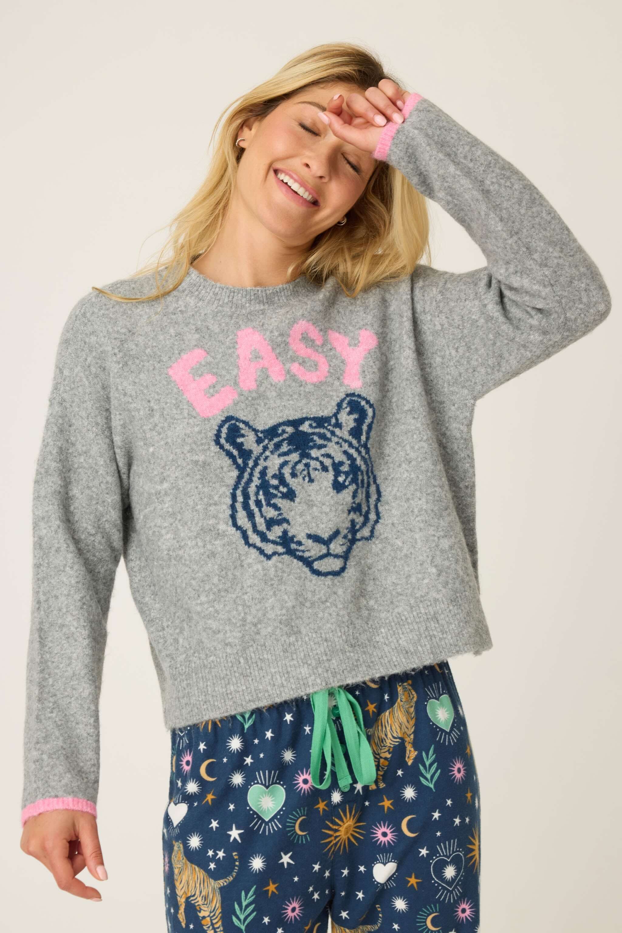 Easy Tiger Snuggle Sweater | Milk & Baby