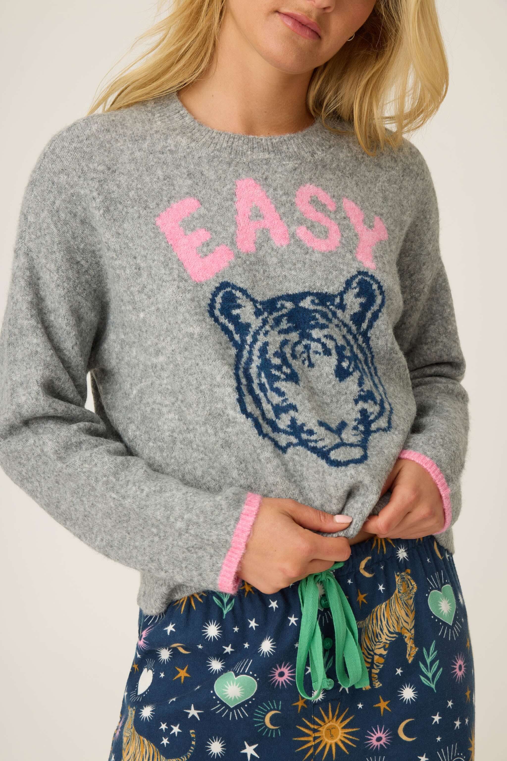 Easy Tiger Snuggle Sweater | Milk & Baby