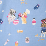 Baked Woof Love Dog Print Flannel PJ Set | Milk & Baby