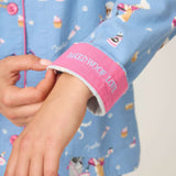 Baked Woof Love Dog Print Flannel PJ Set | Milk & Baby