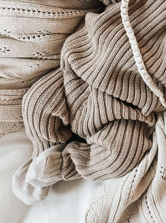 Chunky Rib Leggings | Acorn | Milk & Baby