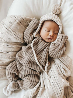 Chunky Rib Pullover | Acorn | Milk & Baby