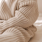 Chunky Rib Pullover | Beige | Milk & Baby