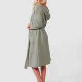 Ribbed Hooded Robe | Milk & Baby