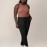 Bamboo Maternity & Postpartum Jogger | Black | Milk & Baby