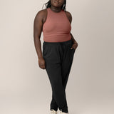 Bamboo Maternity & Postpartum Jogger | Black | Milk & Baby