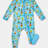 Robots | Soft & Stretchy Zipper Footie