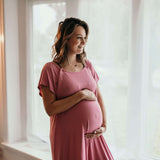 Rose Mommy Labor & Delivery Gown | Milk & Baby