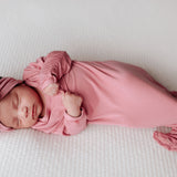 Rose Knotted Newborn Baby Gown