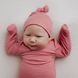 Rose Knotted Newborn Baby Gown