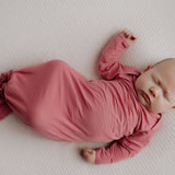 Rose Knotted Newborn Baby Gown