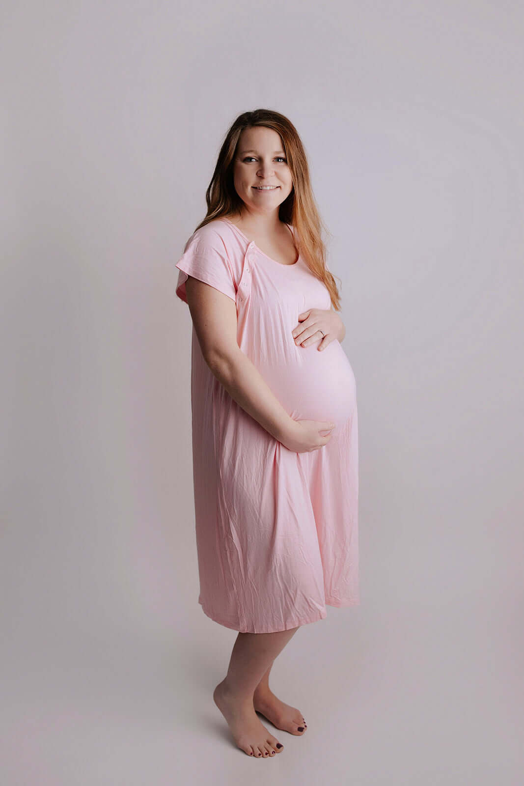 Light Pink Labor & Delivery Gown | Milk & Baby