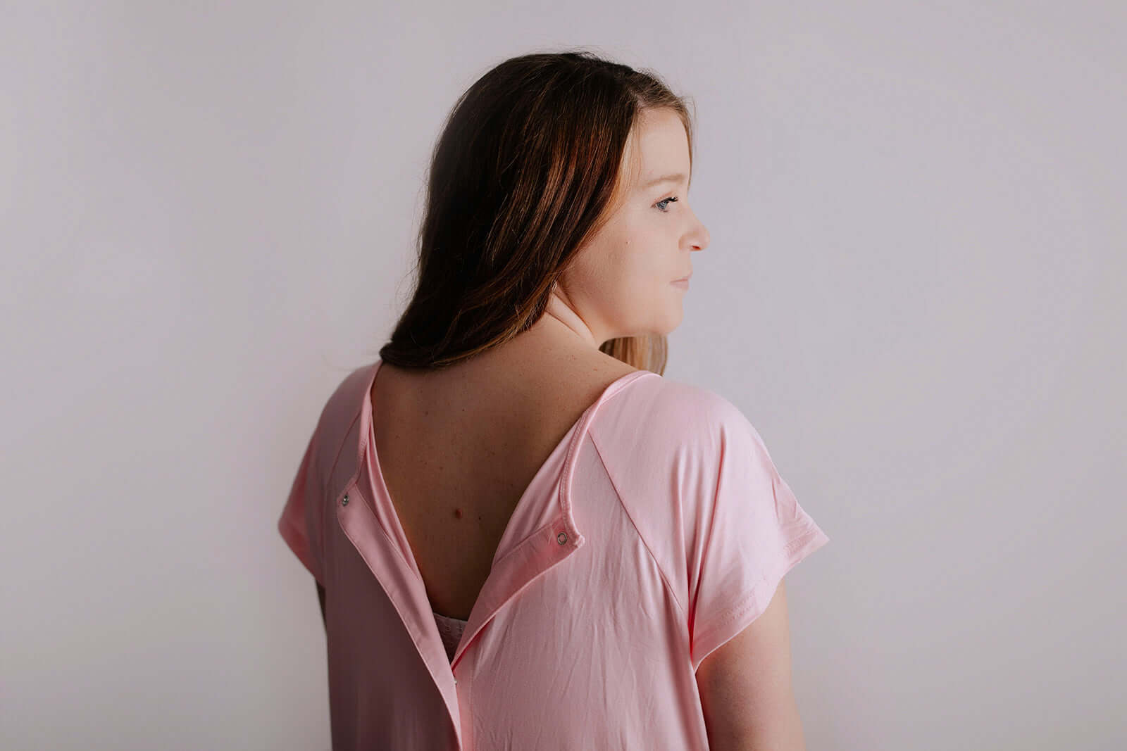 Light Pink Labor & Delivery Gown | Milk & Baby