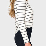 The Amelia Ribbed Henley | Milk & Baby