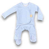 Heart2Heart Skin-to-Skin Onesie Blue/White Stripe
