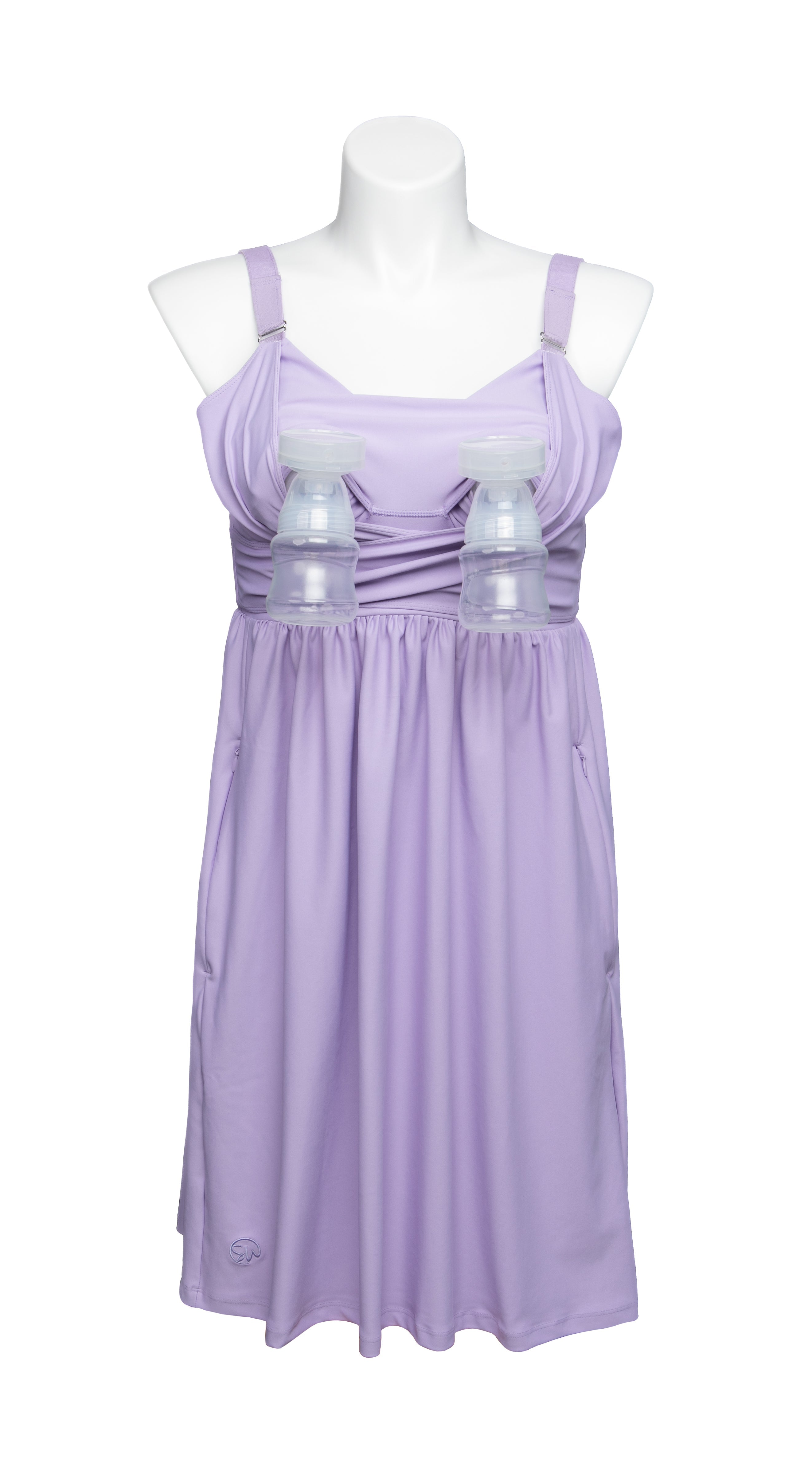 Journey Hands Free Pumping Lounge Dress | Lavender Milk & Baby