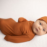 Saddle Knotted Newborn Baby Gown