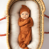 Saddle Knotted Newborn Baby Gown