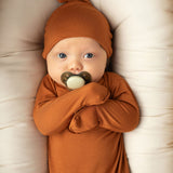 Saddle Knotted Newborn Baby Gown