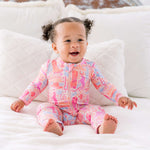 Saddle Up | Bamboo Footless Onesie Romper | "I Love Our Time Together" | Milk & Baby
