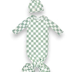 Sage| Knotted Gown Set | Milk & Baby