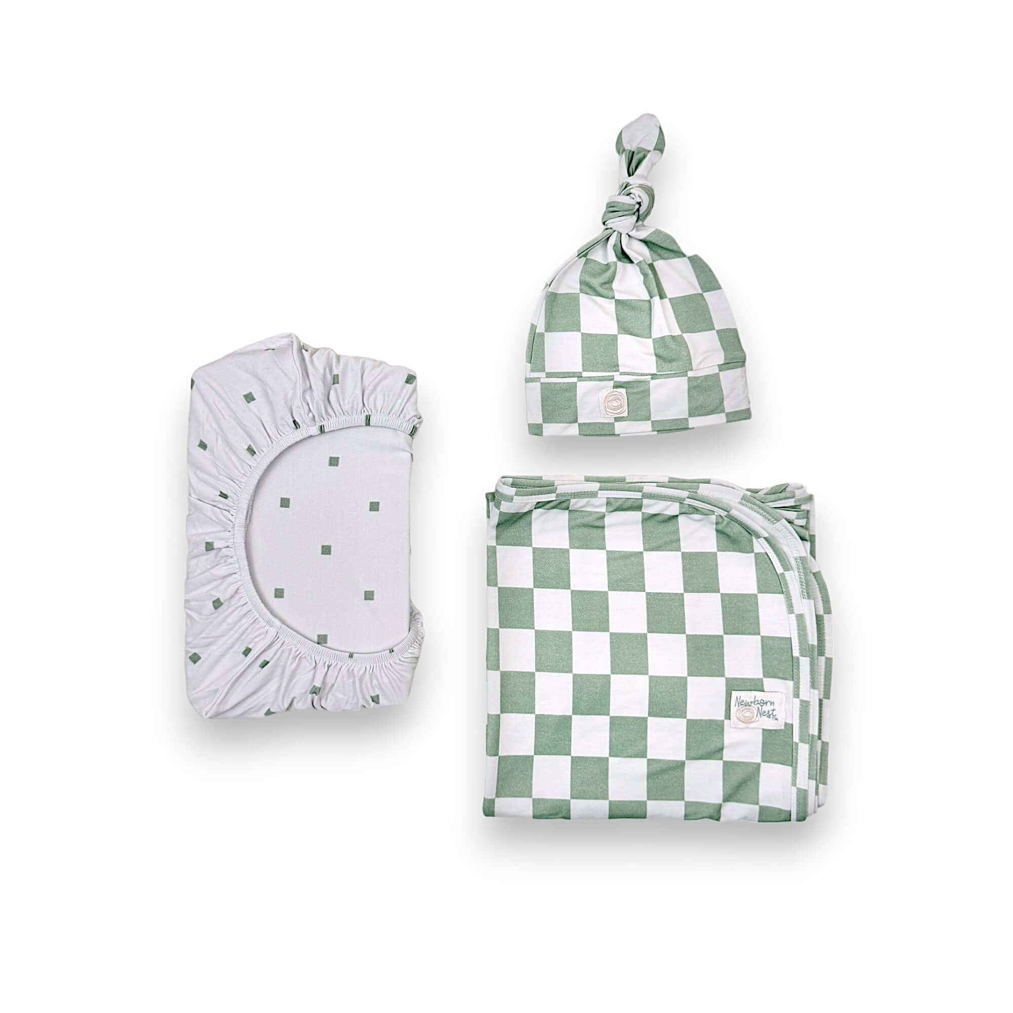 Sage | Bamboo Newborn Nest | Milk & Baby