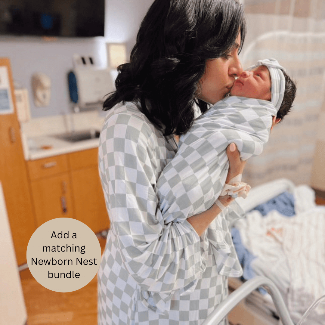 Sage | Mommy Robe | Milk & Baby